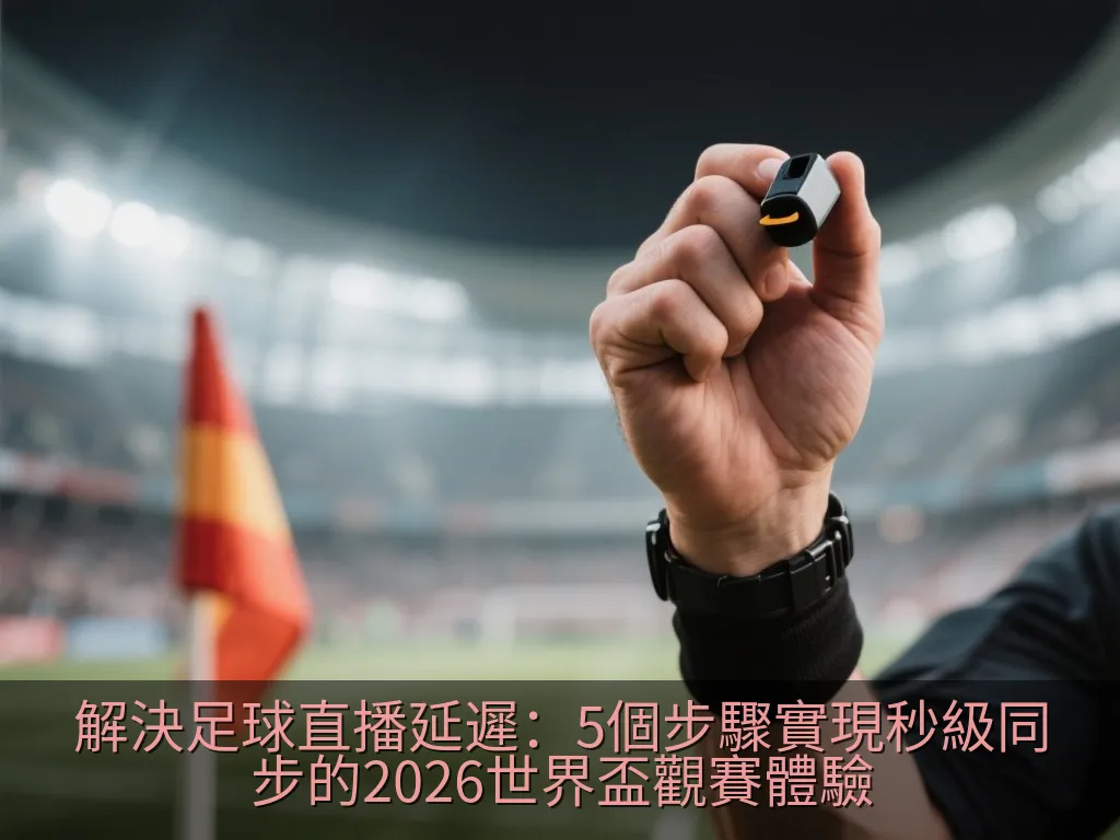 解決足球直播延遲：5個步驟實現秒級同步的2026世界盃觀賽體驗